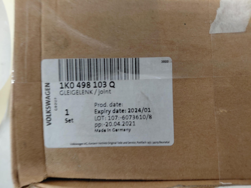 Original OE Volkswagen Antriebswelle Gelenksatz 1K0498103Q