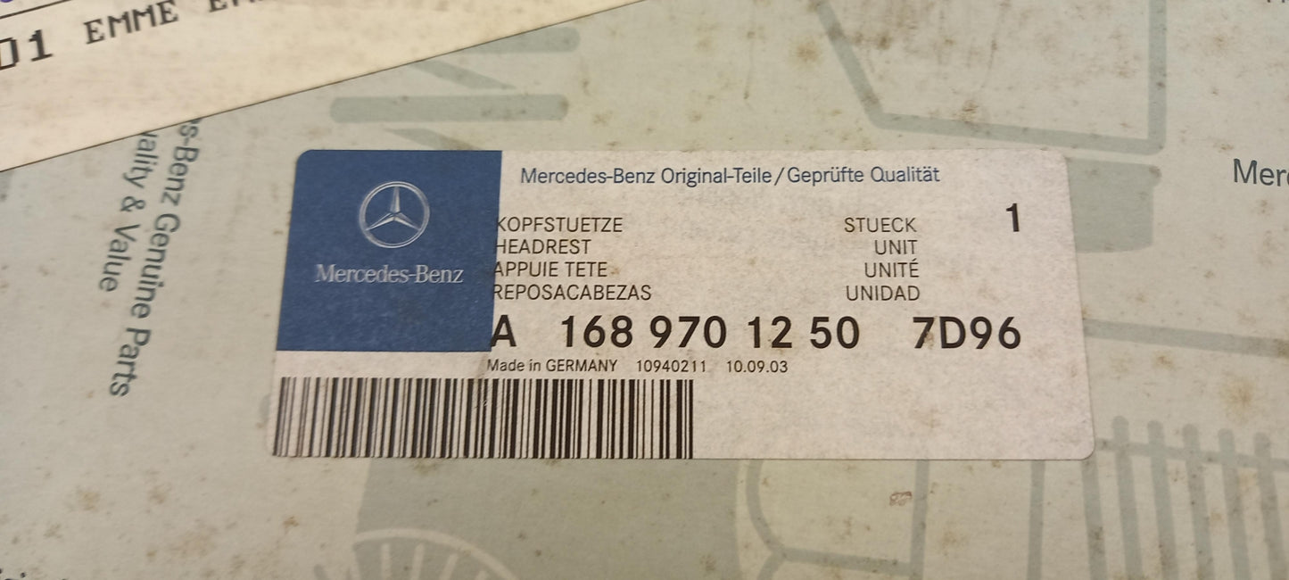 Original OE MERCEDES-BENZ Kopfstütze A16897012507D96