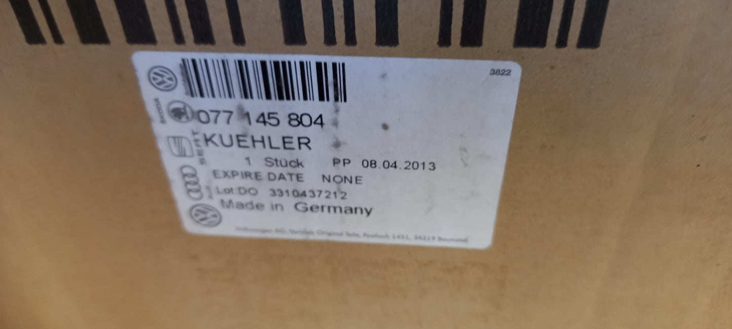 Original OE Volkswagen Ladeluftkühler 077145804
