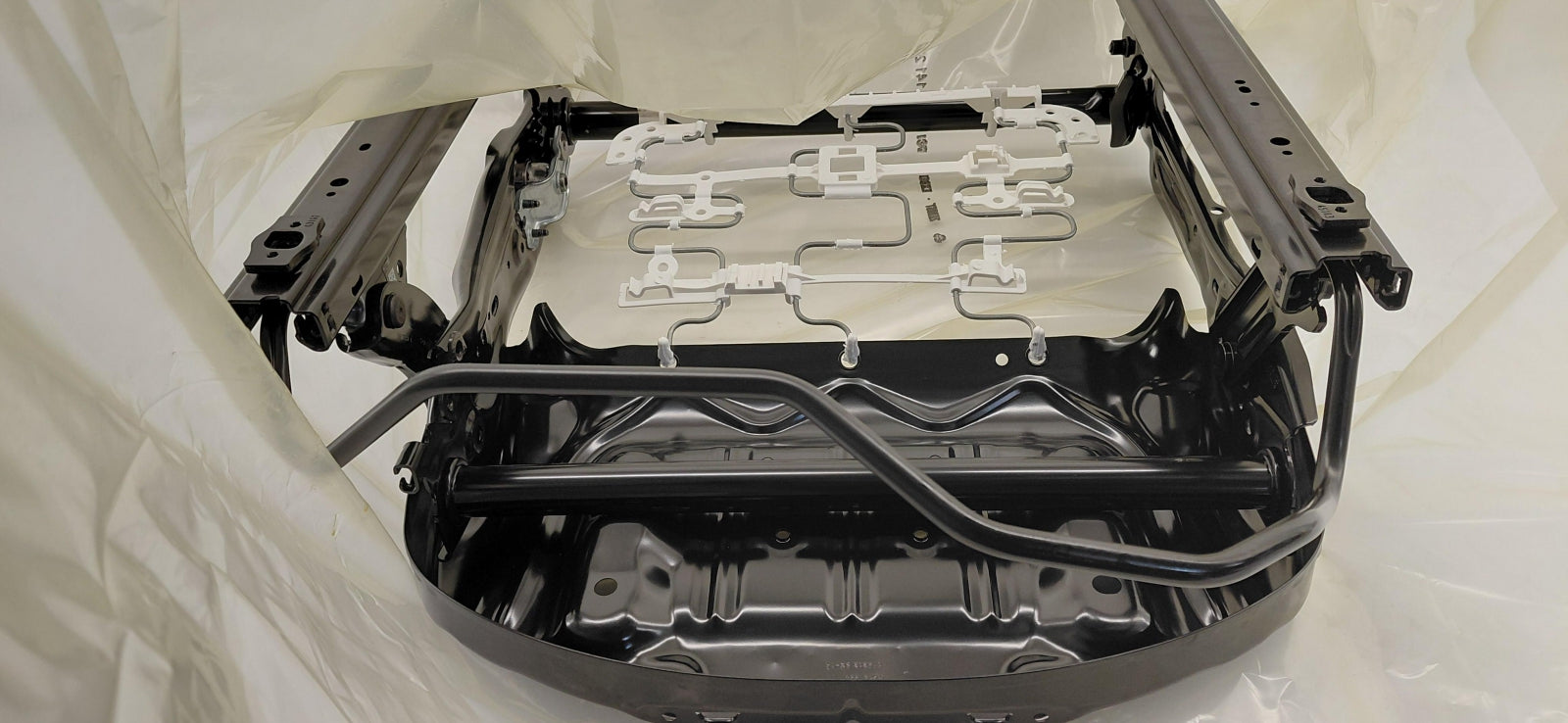 Original OE BMW Sitz Führungsschiene & Einsteller 52107397443