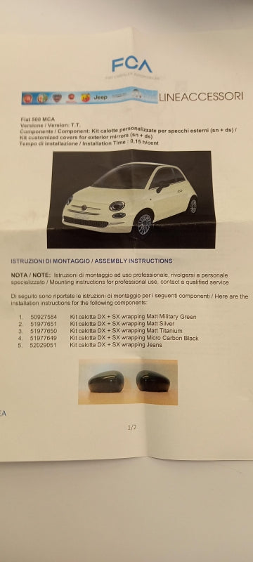 Original OE FIAT Styling Kit 71807468
