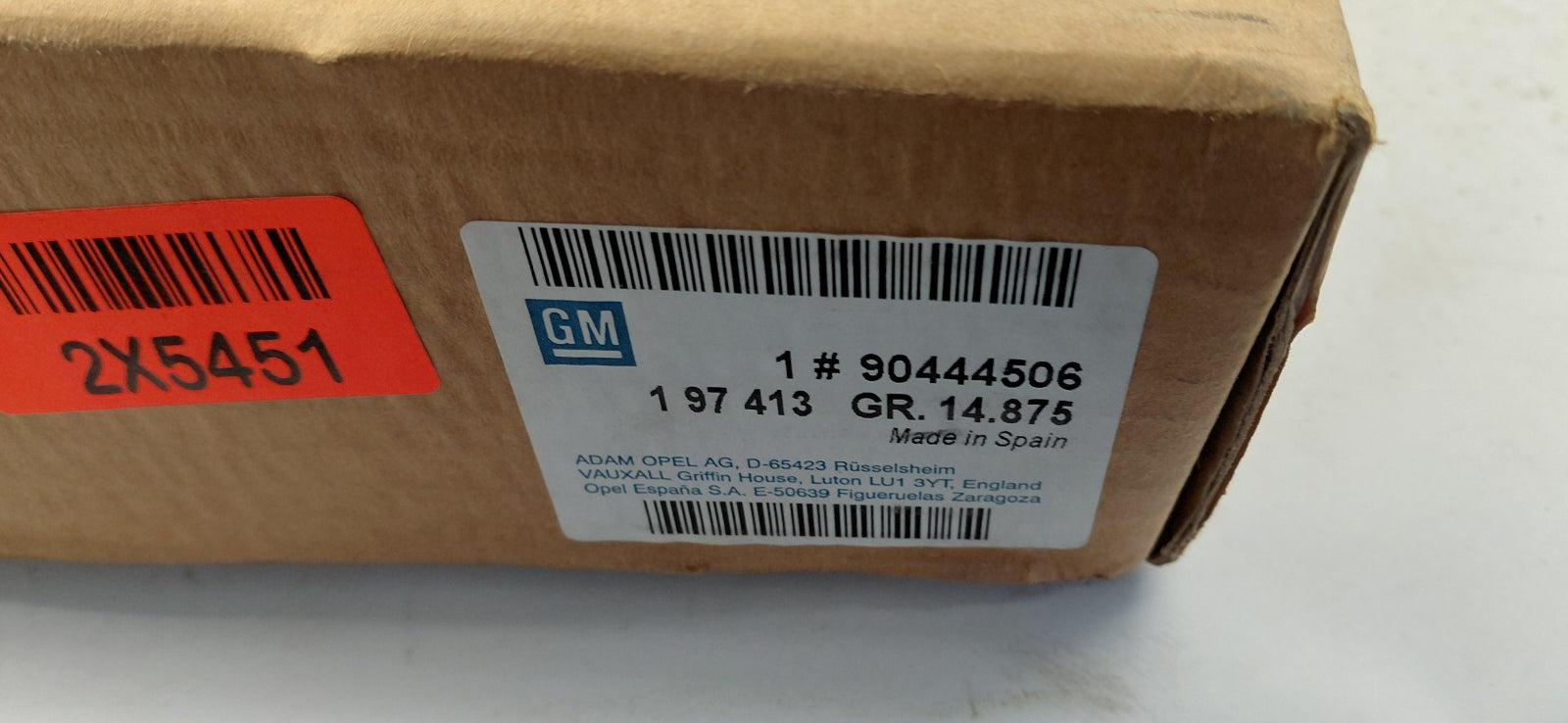 Original OE OPEL Schloß 90444506