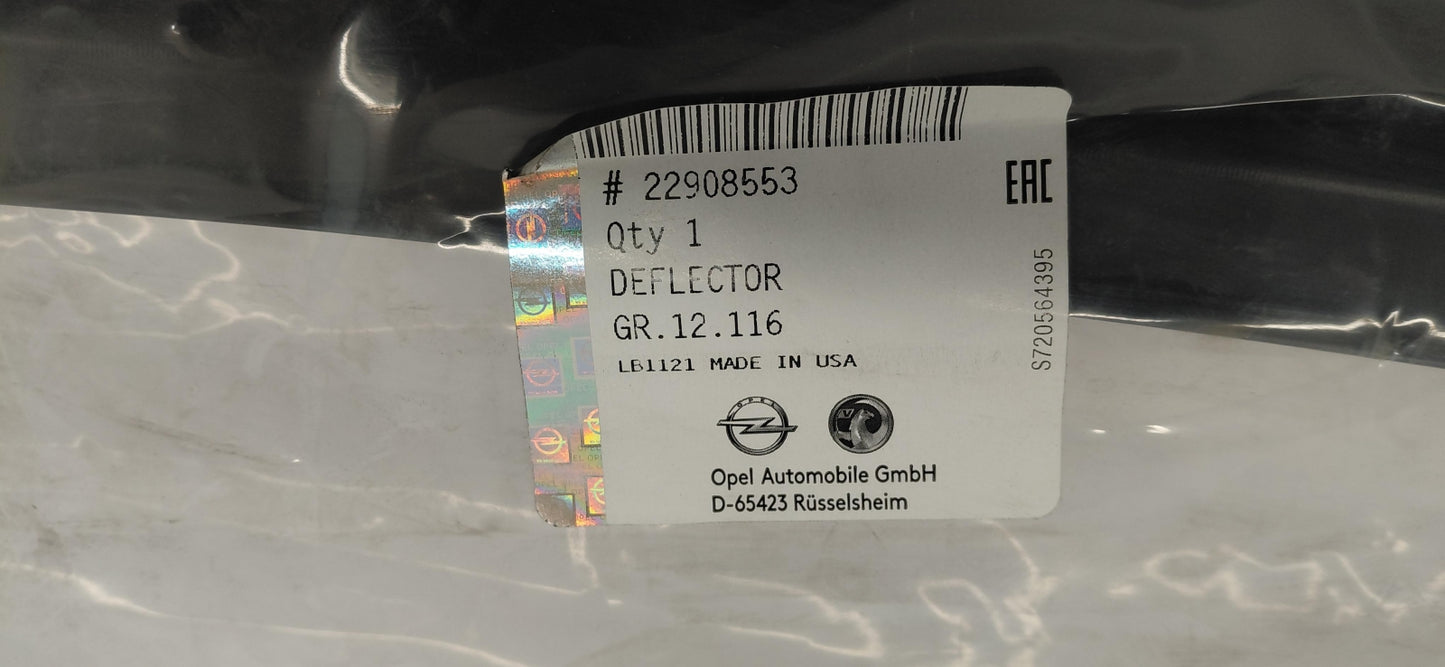 Original OE OPEL Wasserabweiser 22908553