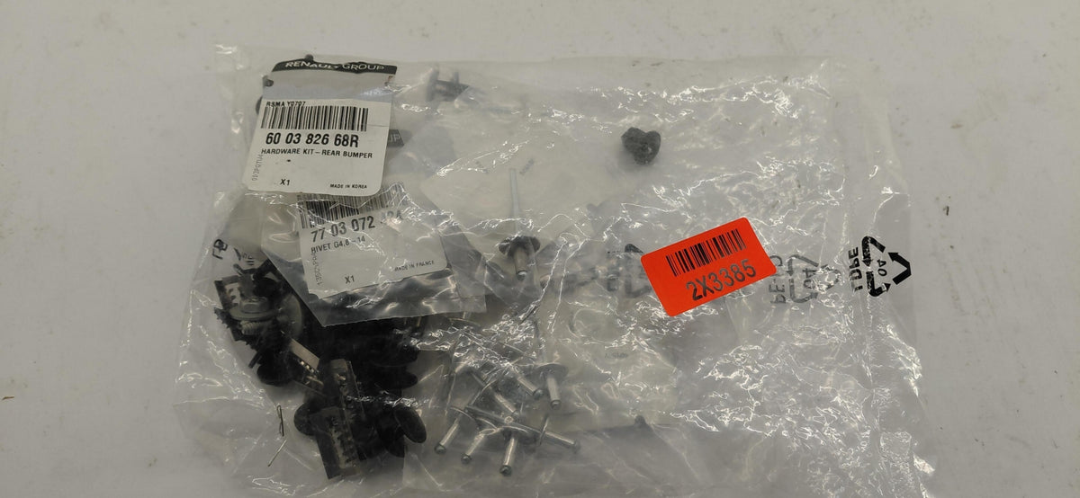 Original OE RENAULT Stoßfänger Montagesatz 600382668R