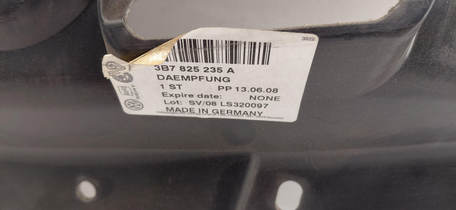 Original OE Volkswagen Motorraumdämmung 3B7825235A