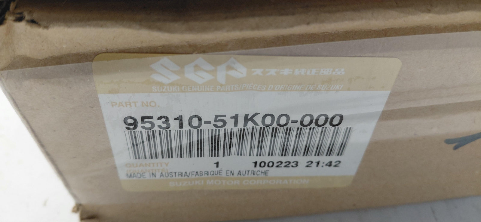 Original OE SUZUKI Klimakondensator 9531051K00000