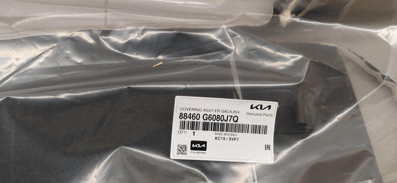 Original OE HYUNDAI/KIA Sitzbezug 88460G6080J7Q
