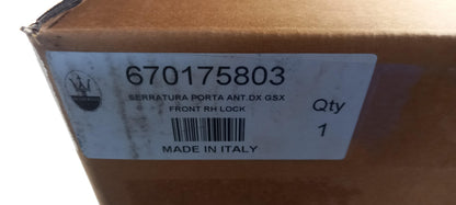 Original OE MASERATI Türschloss 670175803