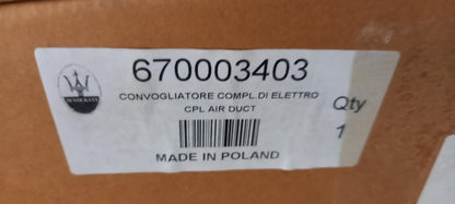 Original OE MASERATI Motorkühlung Lüfter 670003403