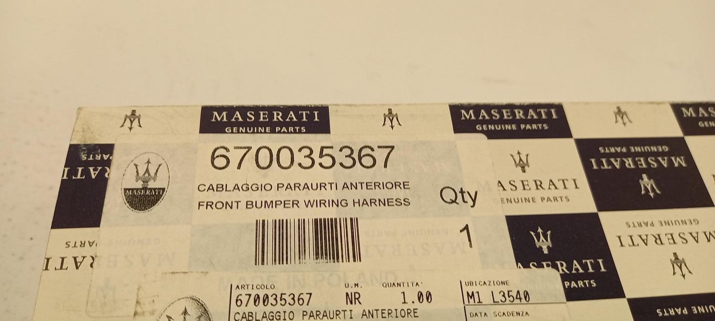 Original OE MASERATI Kabelbaum 670035367