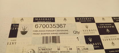 Original OE MASERATI Kabelbaum 670035367
