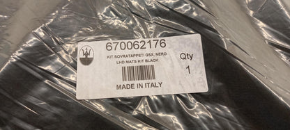 Original OE MASERATI Fußmattensatz 670062176