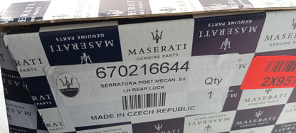 Original OE MASERATI Türschloss 670216644