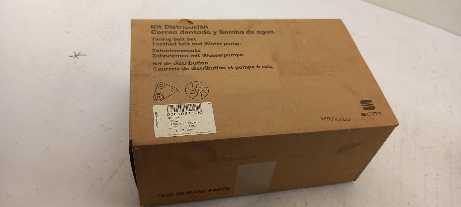 Original OE Volkswagen Zahnriemensatz 03L198119M