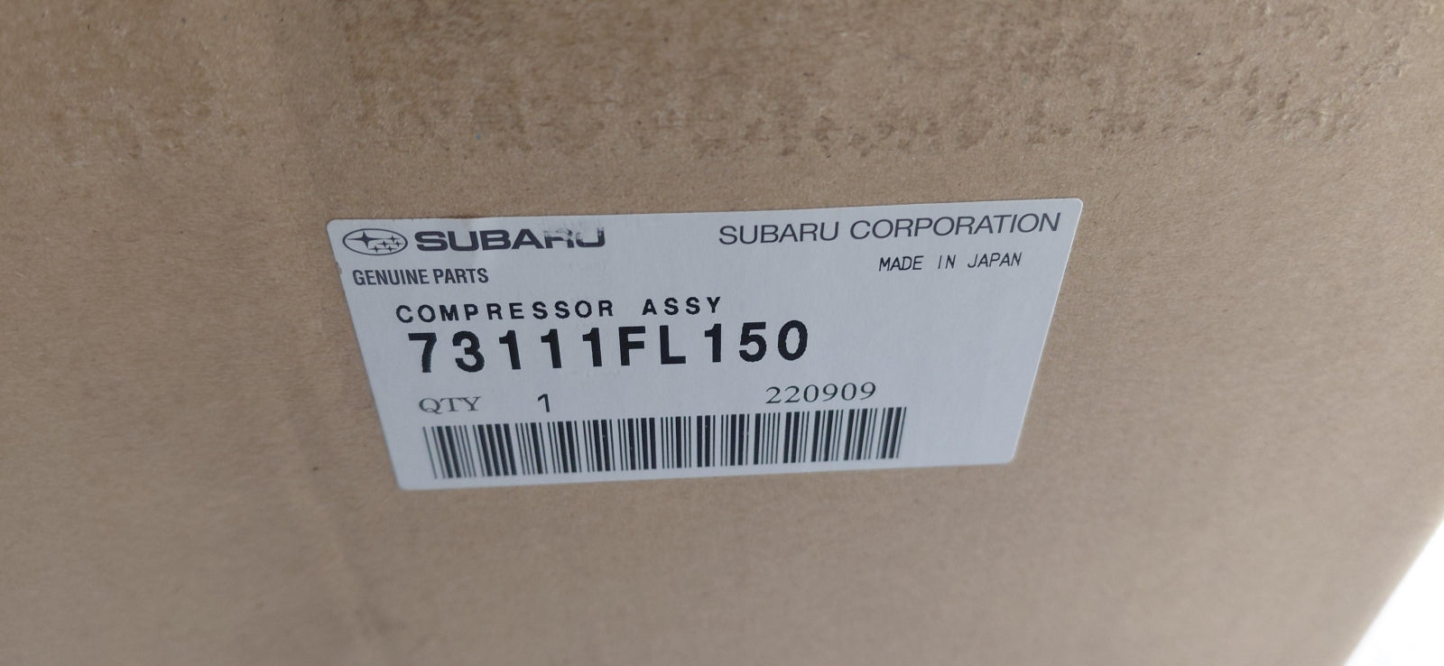 Original OE SUBARU Klimakompressor 73111FL150