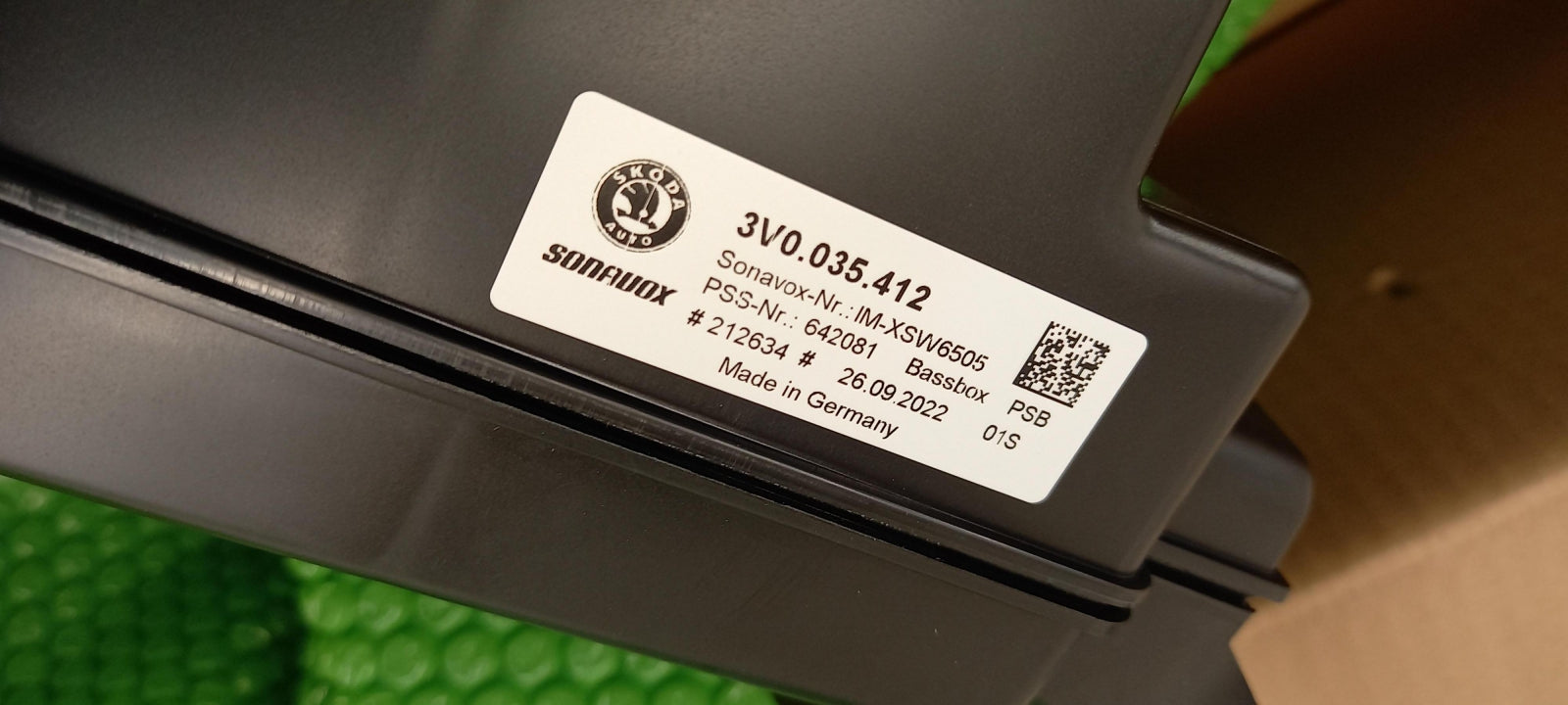 Original OE Volkswagen Lautsprecher 3V0035412