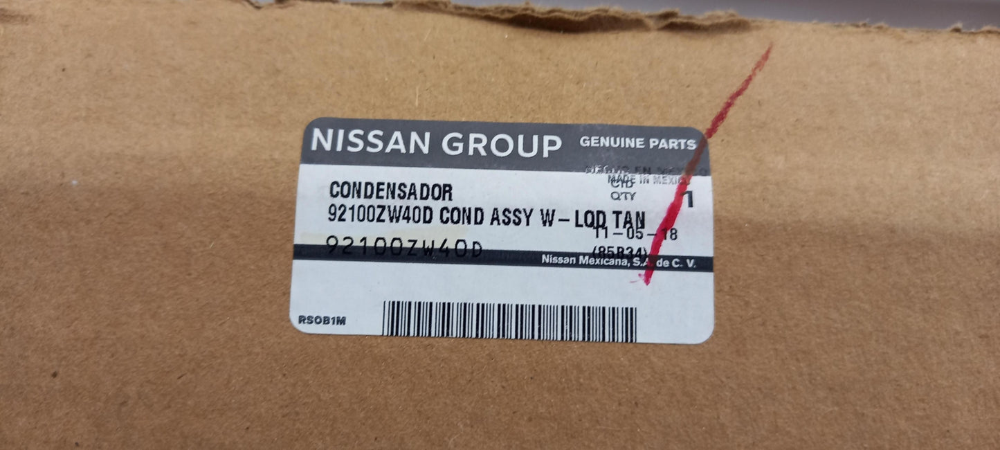 Original OE NISSAN Klimakondensator 92100ZW40D