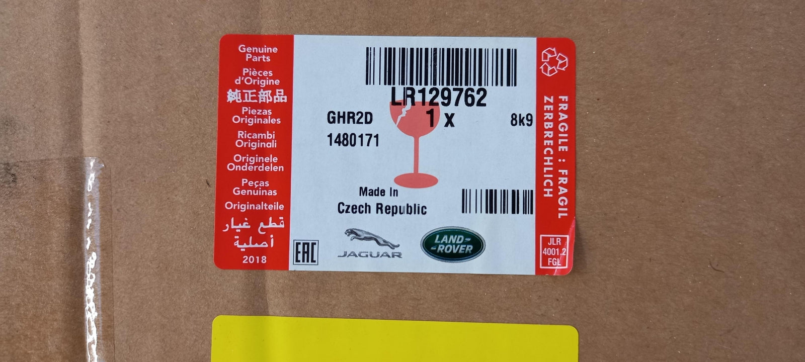 Original OE LAND ROVER Heckleuchte LR129762
