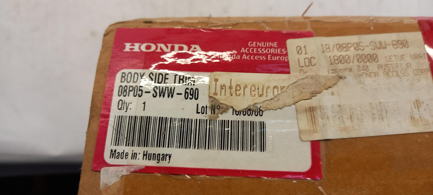 Original OE HONDA Türzierleisten Satz 08P05SWW690