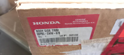 Original OE HONDA Türzierleisten Satz 08P05SWW670