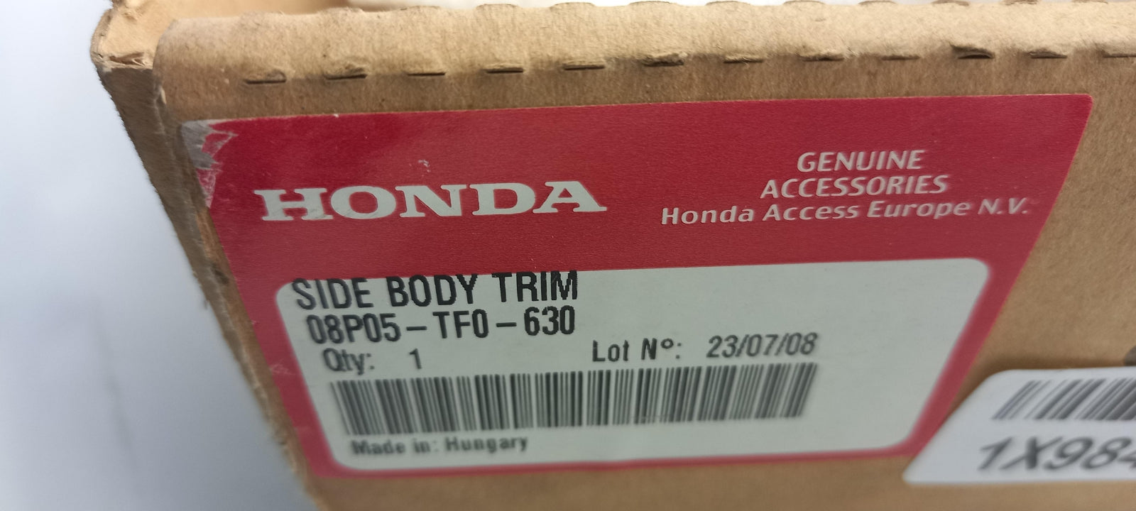 Original OE HONDA Türzierleisten Satz 08P05TF0630