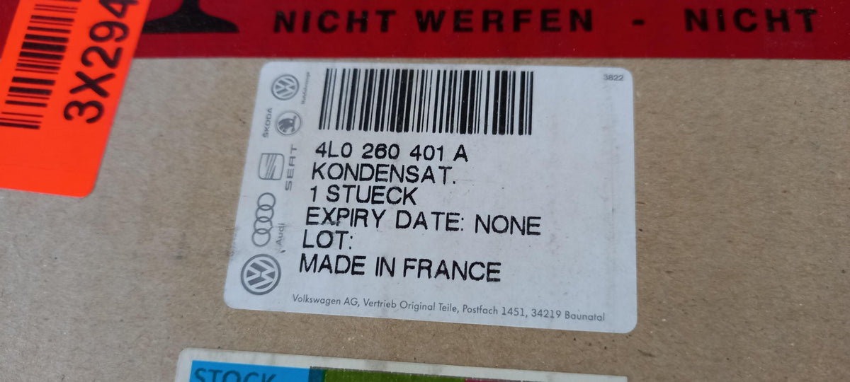 Original AUDI Q7 (4L) Klimakondensator 4L0260401A