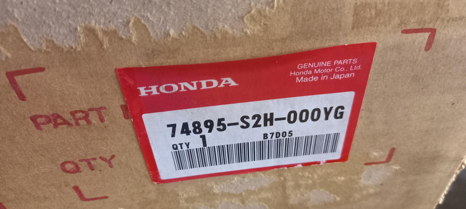 Original OE HONDA Heckklappe Zierleiste 74895S2H000YG