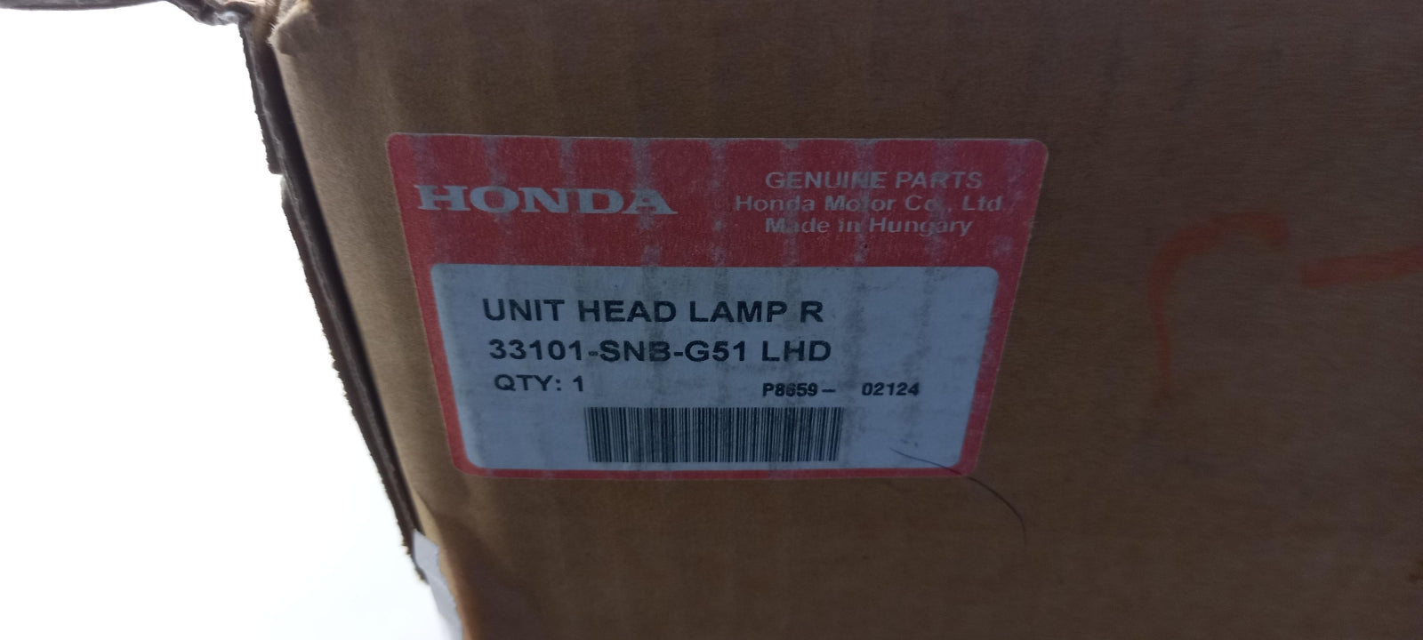 Original OE HONDA Scheinwerfer 33101SNBG51