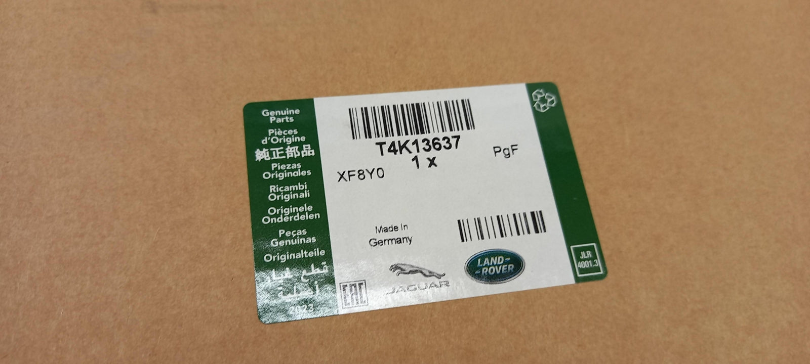 Original OE JAGUAR Dichtungssatz T4K13637