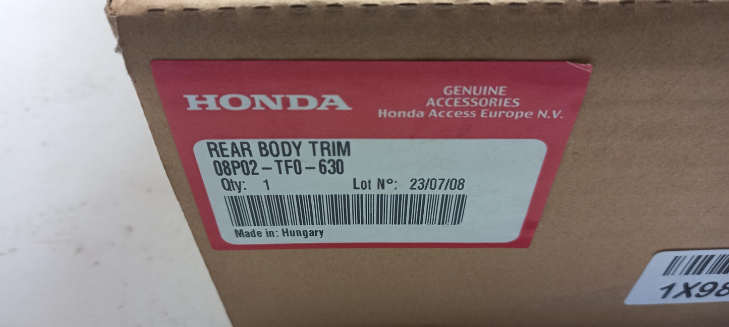 Original OE HONDA Stoßstange Zierleiste Satz 08P02TF0630