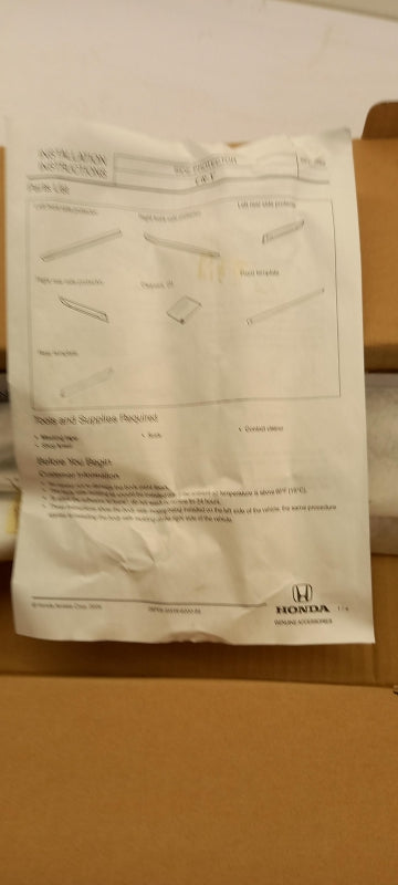 Original OE HONDA Türzierleisten Satz 08P05SWW6G1