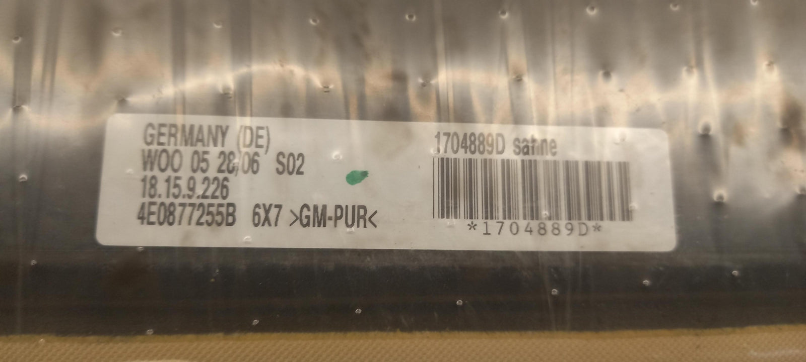 Original OE Volkswagen Schiebedach 4E0877255B6X7