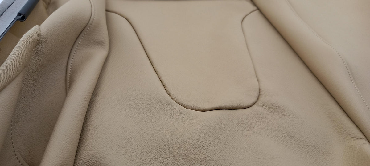 Original AUDI A5 8T Sitzbezug Leder satinbeige hinten 8T0885405PBK4