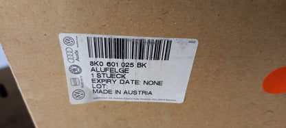 Original AUDI A4 8K Alufelge 7,5Jx17 ET45 8K0601025BK