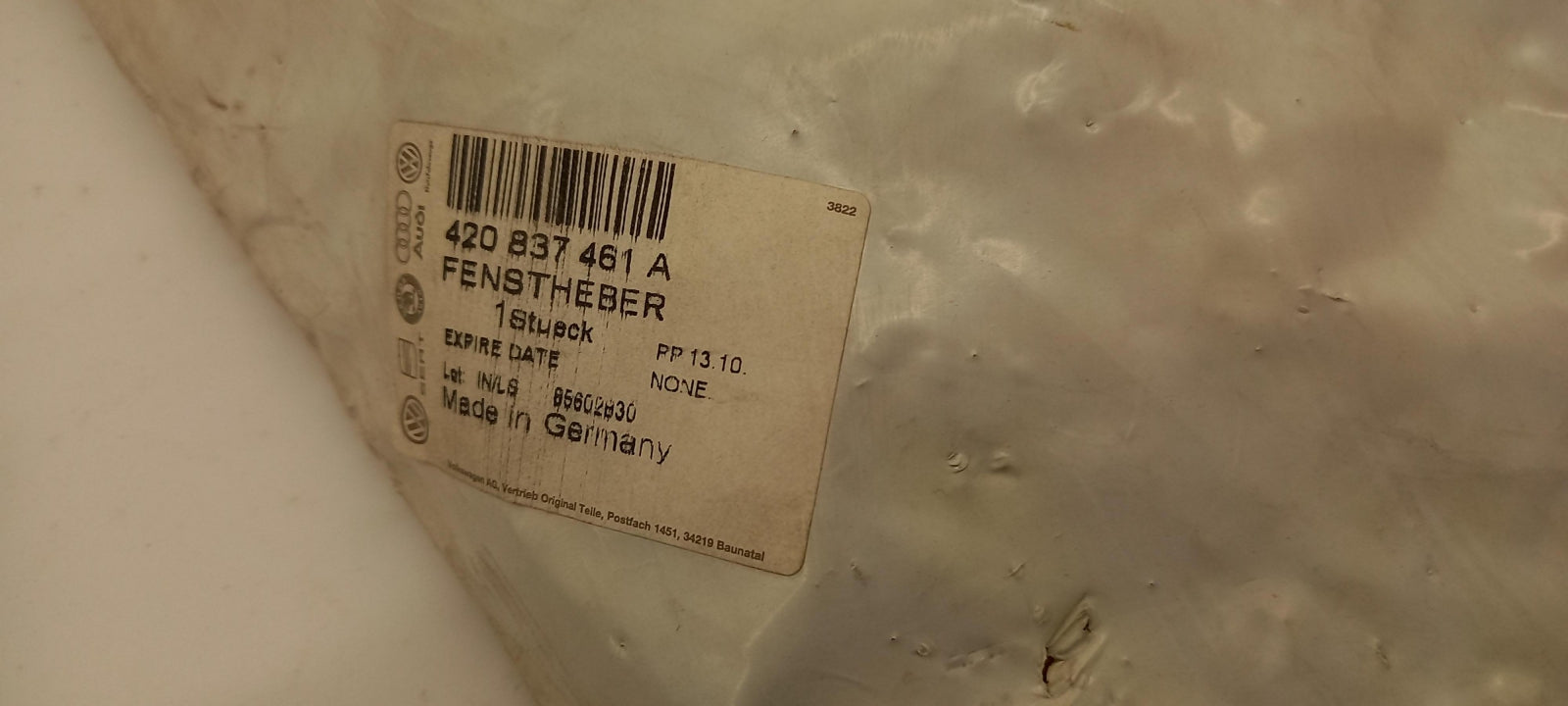 Original AUDI R8 Coupe/Spyder 07-15 Fensterheber links 420837461A