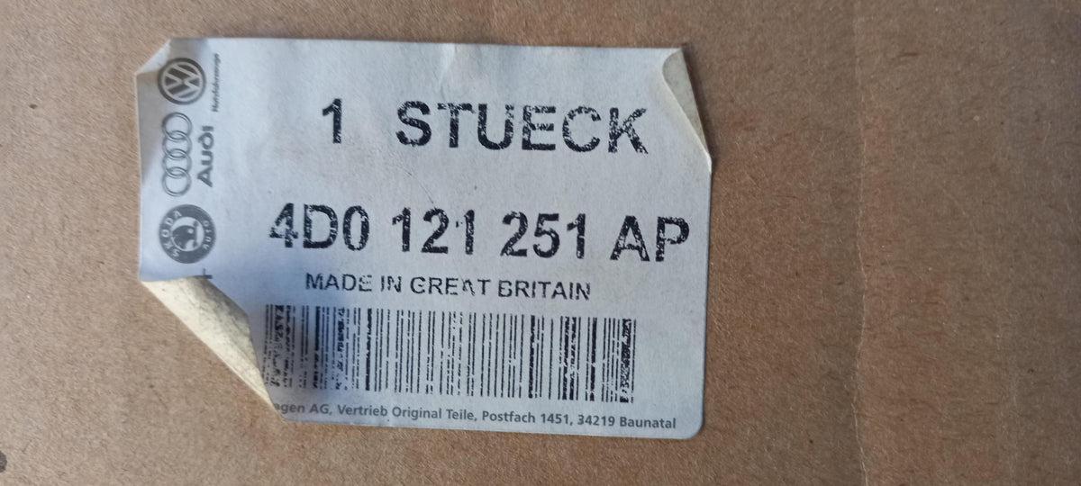 Original AUDI A8 (4D) 2.8 Wasserkühler 4D0121251AP