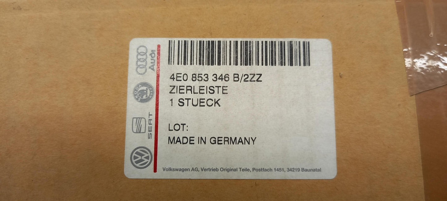 Original OE Volkswagen Seitenscheibe Dichtung 4E0853346B2ZZ