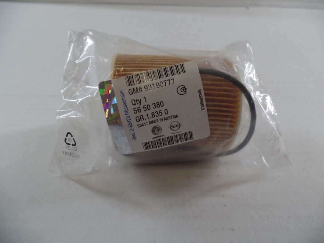 Original OE OPEL oil filter 93190777 