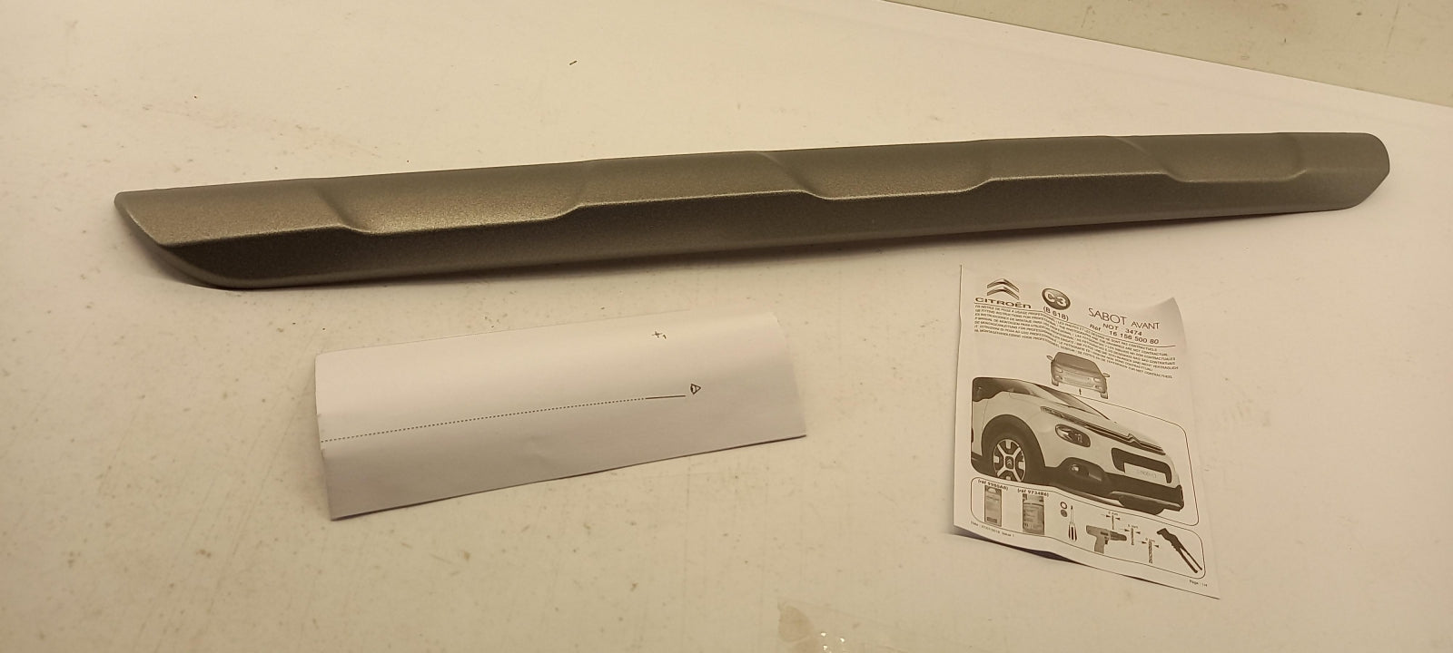 Original OE Peugeot Stoßstangen Zierleiste 1615650080