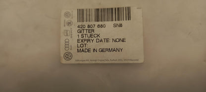 Original AUDI R8 07-12 Stoßfänger Lüftungsgitter titangrau rechts 420807680SN8