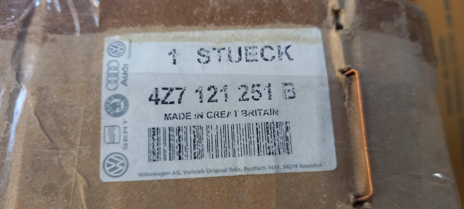 Original OE Volkswagen Wasserkühler 4Z7121251B