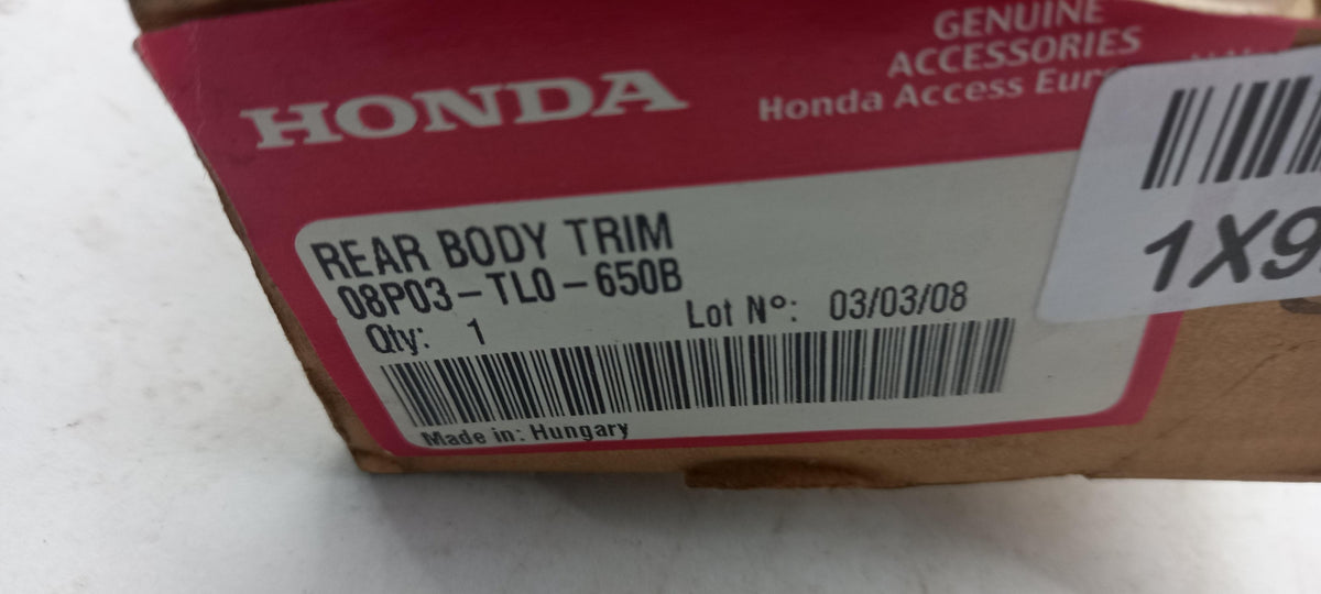 Original OE HONDA Stoßstange Zierleiste Satz 08P03TL0650B