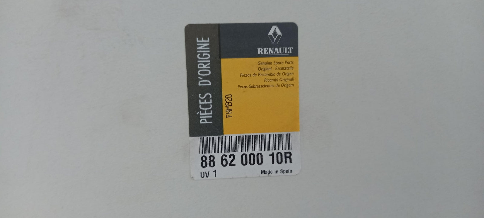 Original OE RENAULT Sitzbezug 886200010R