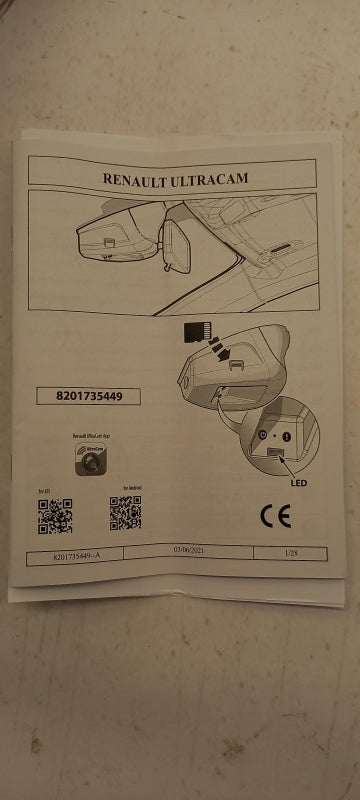 Original OE RENAULT Rückfahrkamera 8201735449
