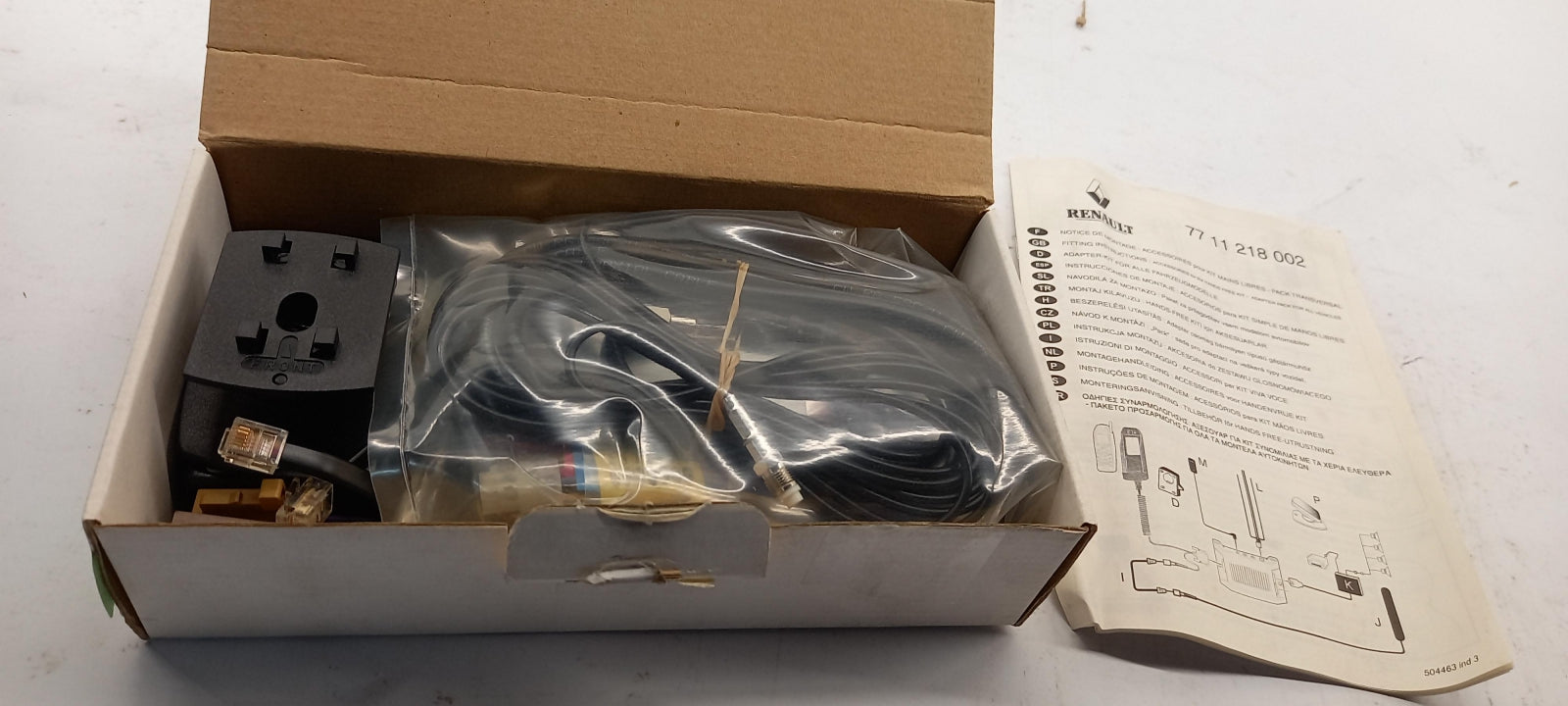 Original OE RENAULT Telefon Montagesatz 7711218002