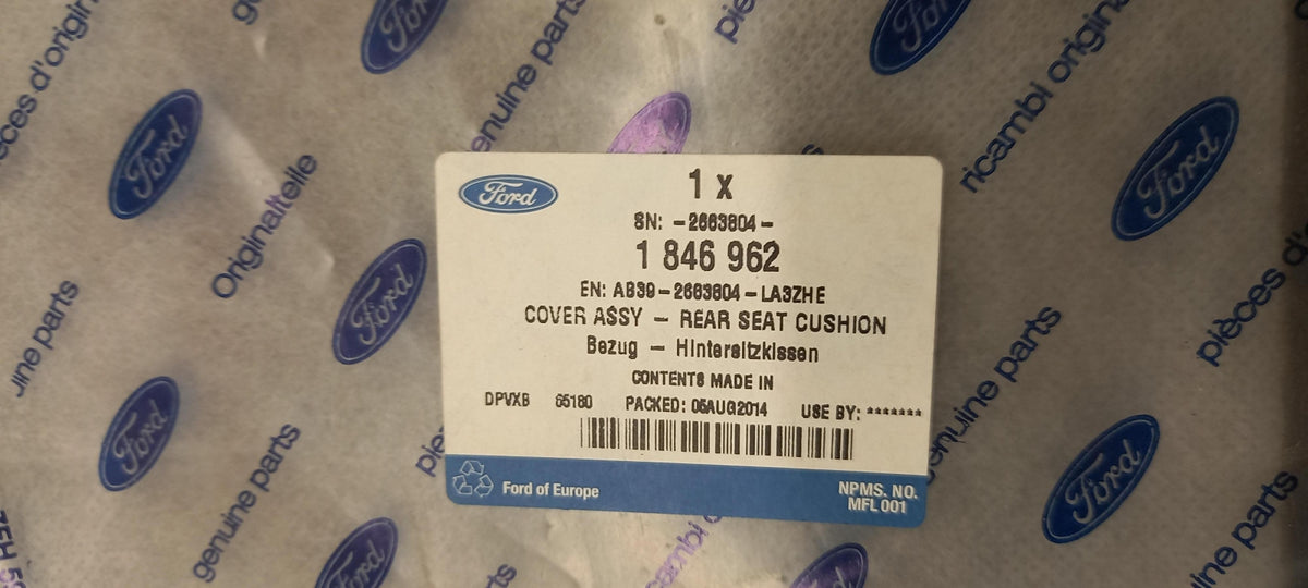 Original OE FORD Sitzbezug 1846962