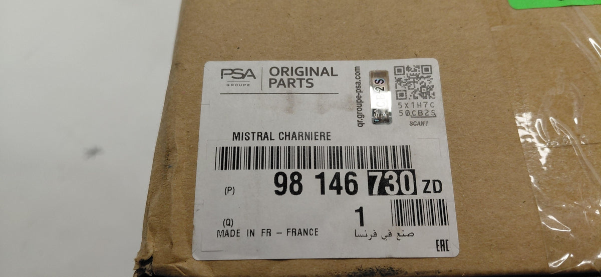 Original OE Peugeot Armlehne 98146730ZD
