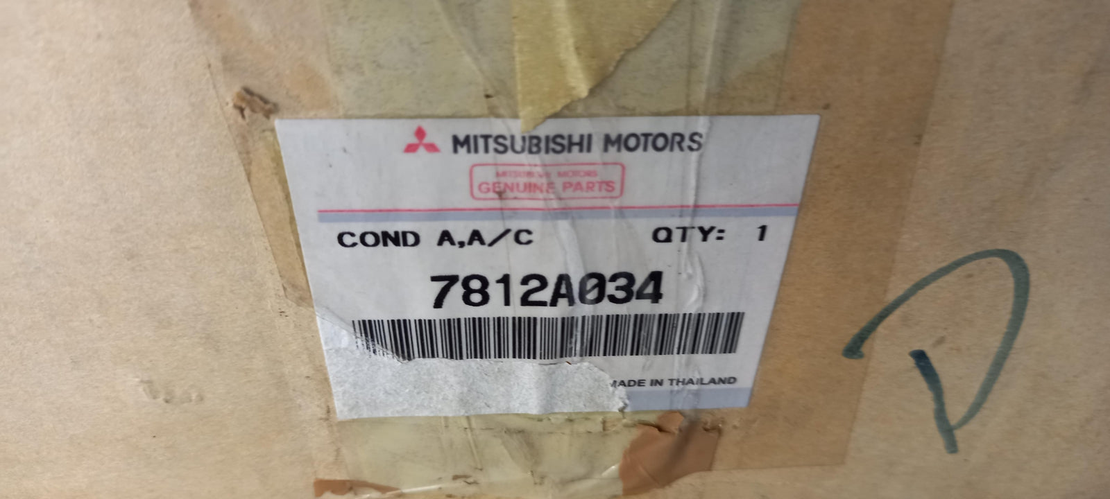 Original OE MITSUBISHI Klimakondensator 7812A034