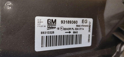 Original OE OPEL Scheinwerfer 93189360