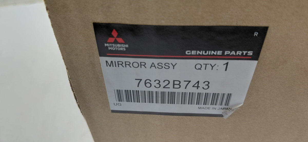Original OE MITSUBISHI Außenspiegel 7632B743